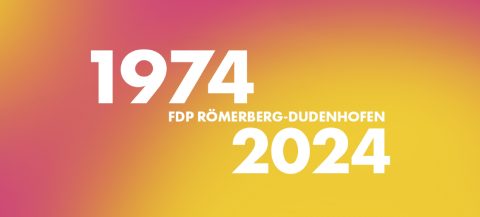 FDP Römerberg-Dudenhofen Jubiläum 1974 - 2024