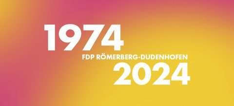 FDP Römerberg-Dudenhofen Jubiläum 1974 - 2024